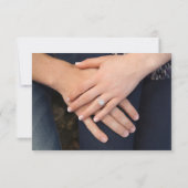 Rustiek Land Rozen Bruiloft Opslaan De Datum Save The Date (Achterkant)