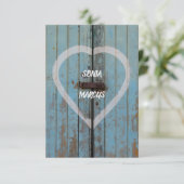 Rustiek land schuur door Verloving Aankondiging (Staand voorkant)