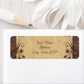 Rustiek Land Schuur Hout Schoonheid Etiket (Insitu)