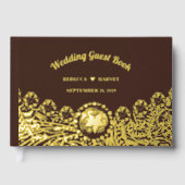 Rustiek Land Westerne bruiloft Folie Gastboek Gastenboek (Voorkant)