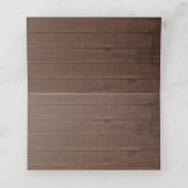 Rustiek Land Zonnebloemen Navy Blue Rozen Bruiloft (Binnenkant ongevouwen)