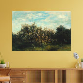 Rustiek Landschap Boerderij WallArt Canvas Afdruk (Insitu (Woonkamer))