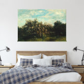 Rustiek Landschap Boerderij WallArt Canvas Afdruk (Insitu (Slaapkamer))