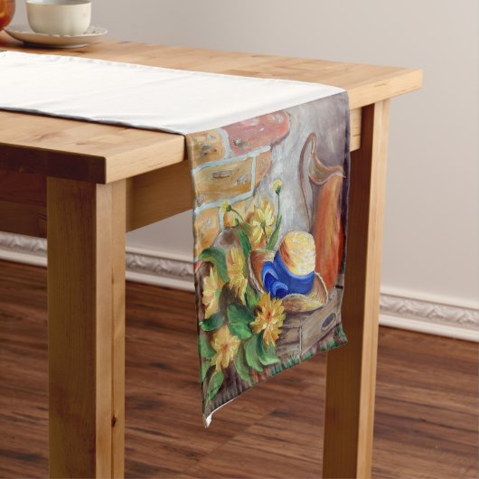 Rustiek leven korte tafelloper (Voorbeeld)