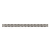 Rustiek linnen beige en grijs chevron lint (Voorkant)