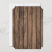 Rustiek Magische Storybooks Baby shower Kaart (Achterkant)