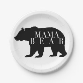 Rustiek Mama Beer | BABY SHOWER Papieren Bordje