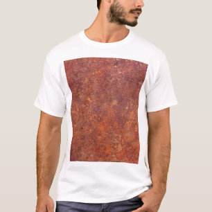 Rustiek metaal: getextureerde oppervlakte. t-shirt