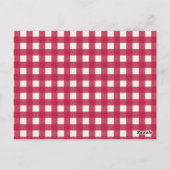 Rustiek Mijn favoriete dingen kerstfeest uitnodige Briefkaart (Achterkant)