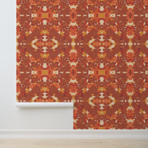 Rustiek Modern Blended Leaves 4 Behang