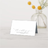 Rustiek Modern Nautische Zeeschelp Script Wedding (Achterkant)
