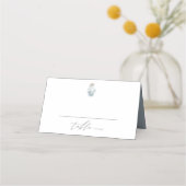 Rustiek Modern Nautische Zeeschelp Script Wedding (Voorkant)