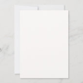 Rustiek Monogram Bloemen Bruiloft Save The Date Ka Kaart (Achterkant)