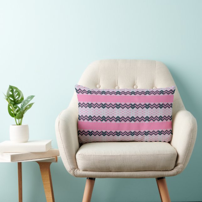 Rustiek Monogram Chic Groovy Kussen (Stoel)