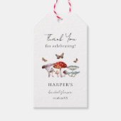 Rustiek Mushroom Vrijgezellenfeest Cadeaulabel (Voorkant)