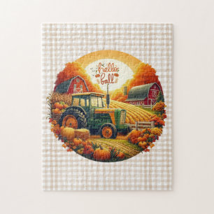 Rustiek/ najaar op het boerderij legpuzzel