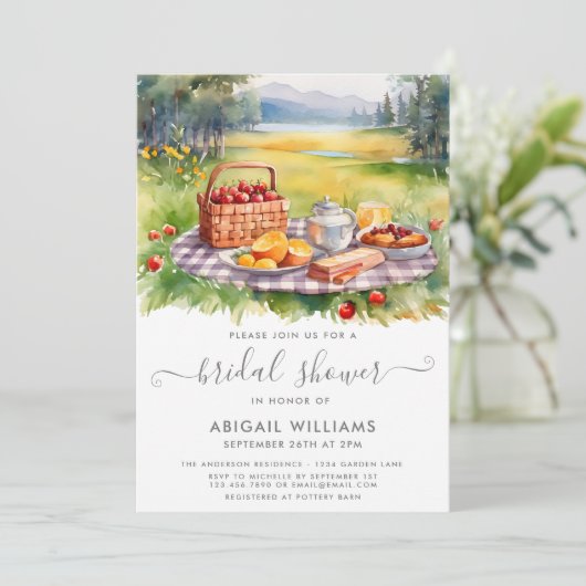 Rustiek Picknickpark Forest Meadow Vrijgezellenfee Kaart