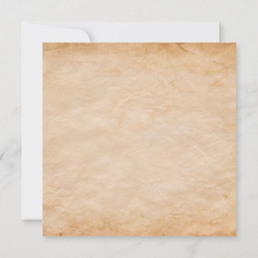 Rustiek Pirate Verjaardagsfeestje met  Ship Kaart (Achterkant)