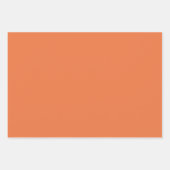 Rustiek Roest Bruin Effen Kleur Inpakpapier Vel (Voorkant 2)