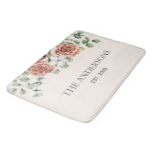 Rustiek Roos Eucalyptus Floral Botanical Badmat (Gekanteld)
