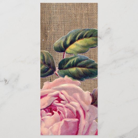 Rustiek Roos Menu (Achterkant)