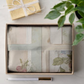 Rustiek  Roos ontkoppelde tissue papier (Geschenk)