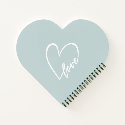 Rustiek Sage Hart tijdschrift notitieboek poëzie b (Achterkant)