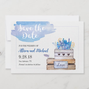 Rustiek Save the Date Kaart