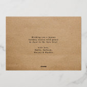 Rustiek Schattigeste Prettige feestdagen (Achterkant)