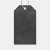 Rustiek Script Chalkboard bruiloft Vrijgezellenfee Cadeaulabel (Achterkant)