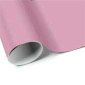 Rustiek script roze Happy birthday wrap Cadeaupapier (Rol Hoek)