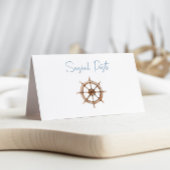 Rustiek Ship Wheel Food Label