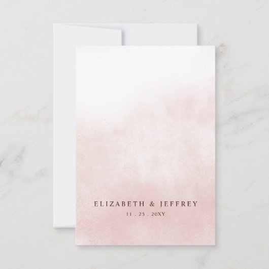 Rustiek Sinaasappel Bloemen Fall Wedding QR CODE RSVP Kaartje (Achterkant)