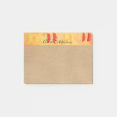 Rustiek Sinaasappel en Citrus Citrus gepersonalise Post-it® Notes (Voorkant)