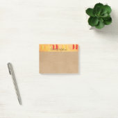Rustiek Sinaasappel en Citrus Citrus gepersonalise Post-it® Notes (Kantoor)