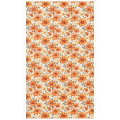 rustiek Sinaasappel herfstbloemen Tafelkleed (Voorkant)
