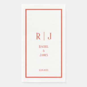 Rustiek Sinaasappel minimalistische monogrammen El Servet