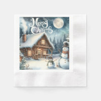 /Rustiek/Sneeuwman/Kerstmis