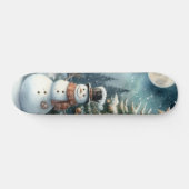/Rustiek/Sneeuwman/Kerstmis Skateboard (Horizontaal)