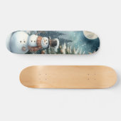 /Rustiek/Sneeuwman/Kerstmis Skateboard (Horizontaal)