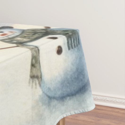 /Rustiek/Sneeuwman/Kerstmis Tafelkleed (Voorbeeld)