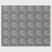 Rustiek Tree ring patroon Cadeaupapier (Vlak)