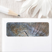 Rustiek Tree ring patroon Etiket (Insitu)
