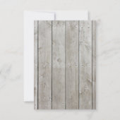 Rustiek Tying the Knot RSVP Kaartje (Achterkant)