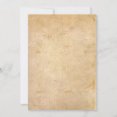 Rustiek Varken Gebraden BBQ Verjaardagsfeest Kaart (Achterkant)