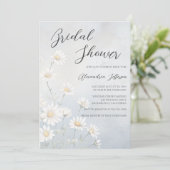 Rustiek veld van Daisies Vrijgezellenfeest Kaart (Staand voorkant)