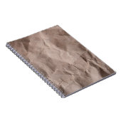 Rustiek verfrommeld papier: textuur notitieboek (Rechterzijde)