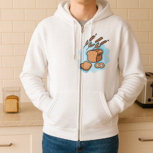 Rustiek Volkoren Brood Boerderij Voedsel Hoodie