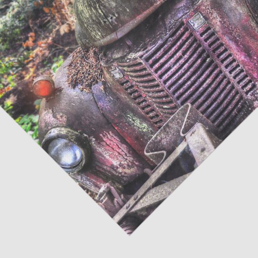 rustiek vrachtwagentispapier tissuepapier (Detail)