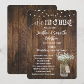 Rustiek We doen nog steeds BBQ Wedding Jubileum Kaart (Voorkant / Achterkant)